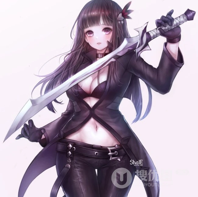 可做头像的动漫女生图片，P站画师Shal.E插画作品