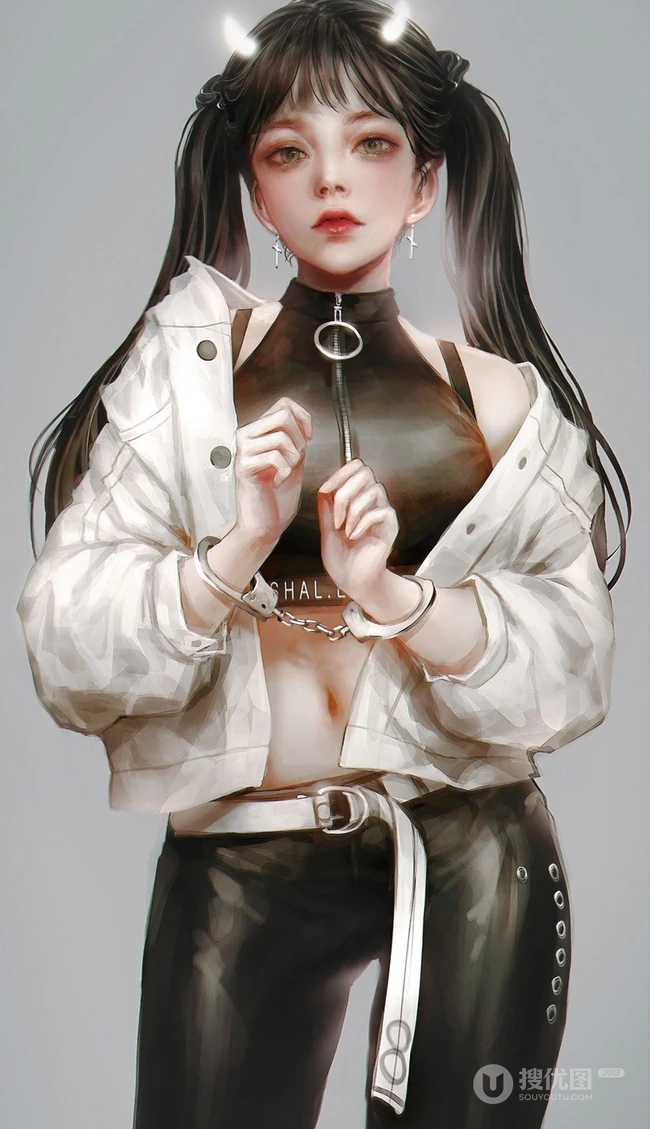 可做头像的动漫女生图片，P站画师Shal.E插画作品
