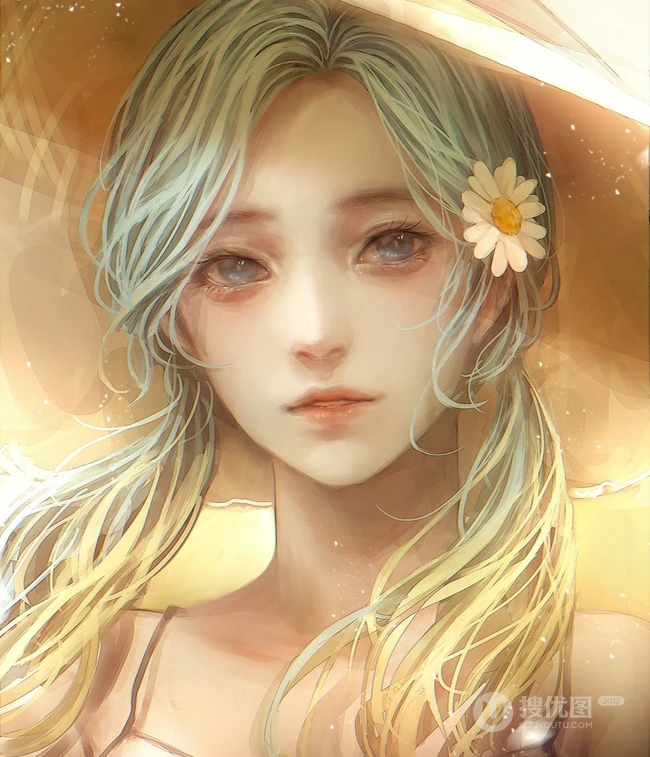 可做头像的动漫女生图片，P站画师Shal.E插画作品
