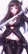 可做头像的动漫女生图片，P站画师Shal.E插画作品