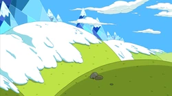 动画片《探险活宝》绿色的卡通山水场景2K高清壁纸免费下载
