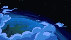 儿童卡通美剧《探险活宝》黑色的卡通场景高清壁纸