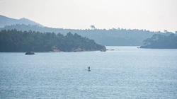 唯美的海上风景海上岛屿的壁纸图片