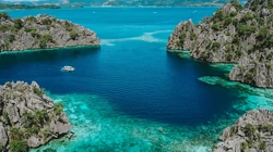 唯美的海上风景海上岛屿的壁纸图片