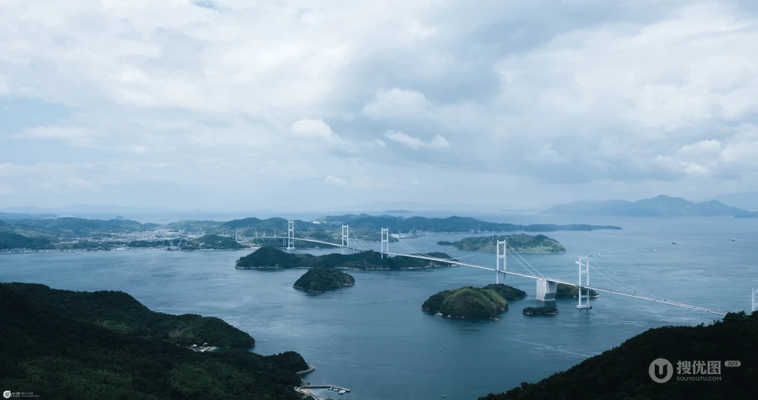 唯美的海上风景海上岛屿的壁纸图片