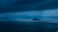 唯美的海上风景海上岛屿的壁纸图片