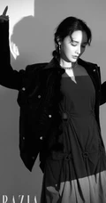 彭小苒时尚酷美潮流杂志写真图片