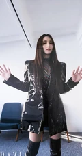 彭小苒时尚酷美潮流杂志写真图片