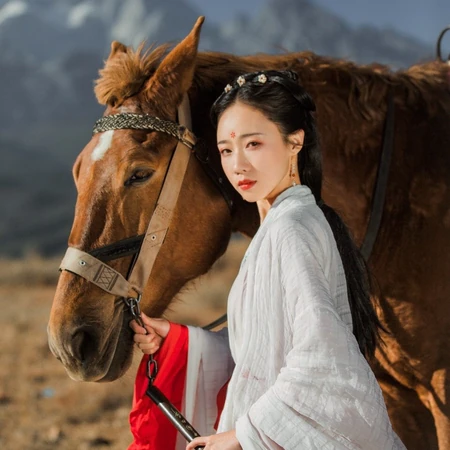 大话西游紫霞风格的古风小姐姐唯美摄影图片