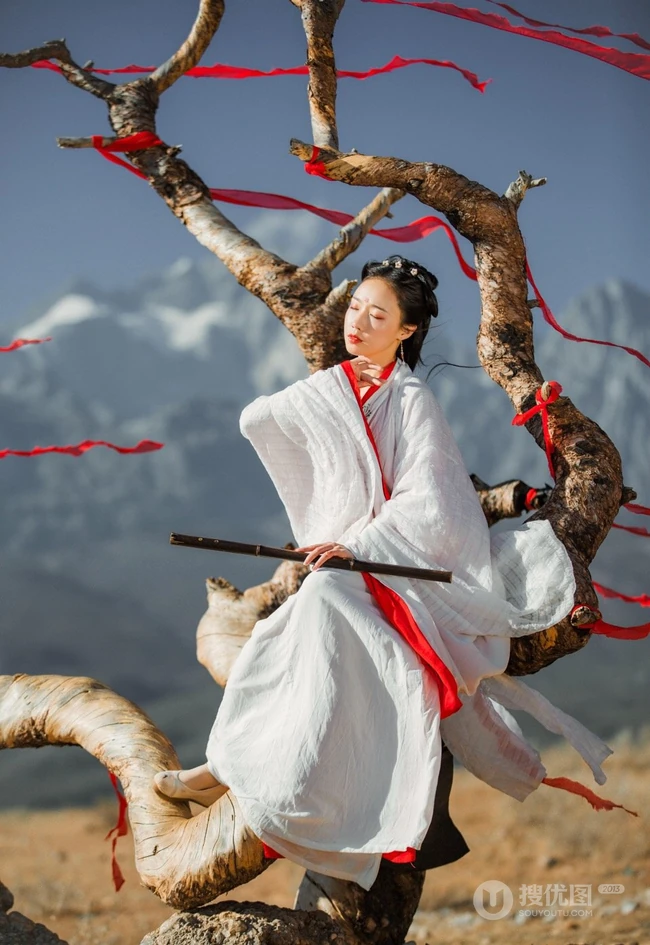 大话西游紫霞风格的古风小姐姐唯美摄影图片 第6张