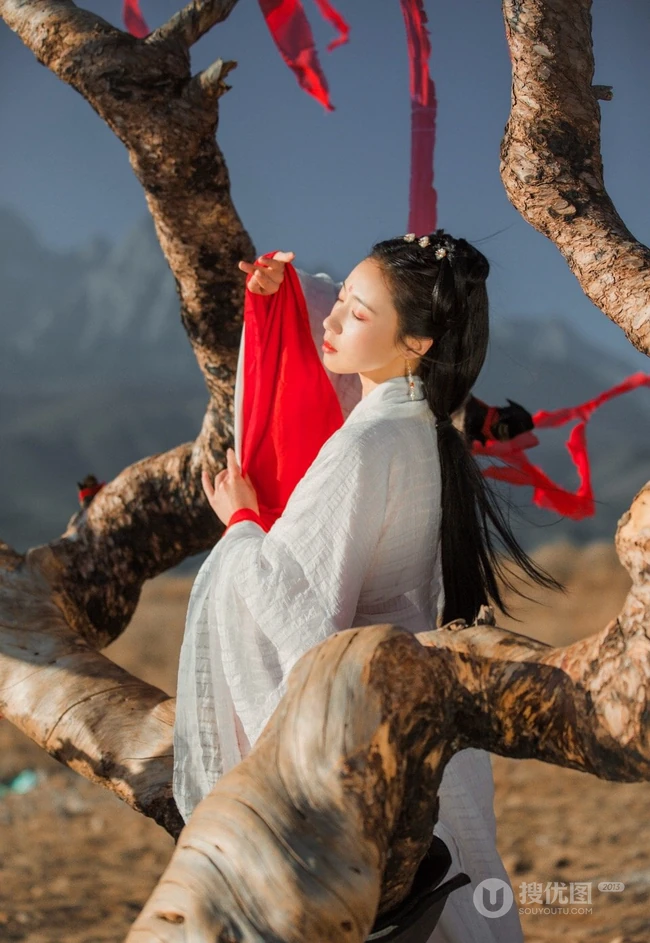 大话西游紫霞风格的古风小姐姐唯美摄影图片 第7张