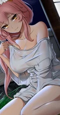 二次元少女，Fate/Grand Orde动漫女生气质插画图片