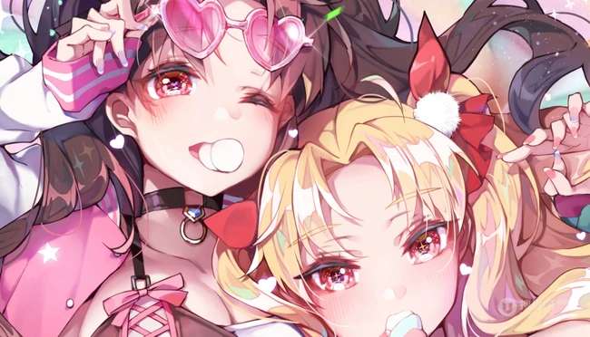 二次元少女，Fate/Grand Orde动漫女生气质插画图片