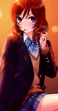 治愈系甜美可爱动漫少女插画图片-源自LoveLive!