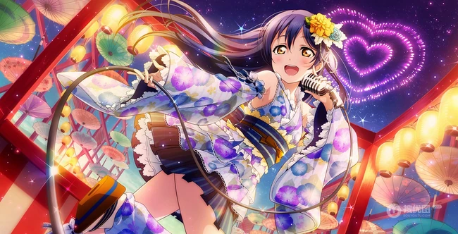 治愈系甜美可爱动漫少女插画图片-源自LoveLive!