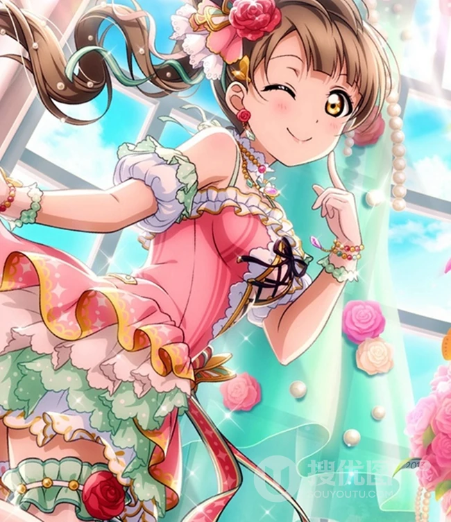 治愈系甜美可爱动漫少女插画图片-源自LoveLive!