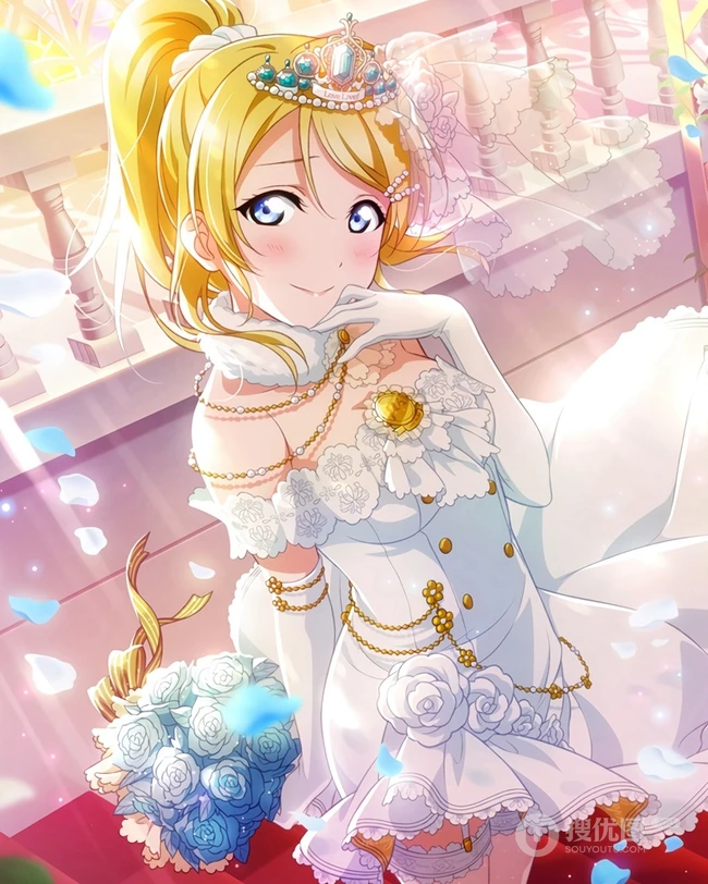 治愈系甜美可爱动漫少女插画图片-源自LoveLive!