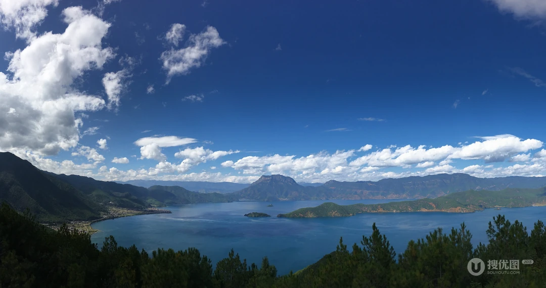 海上的小岛，小岛悬崖唯美摄影壁纸
