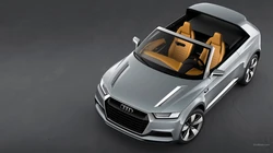 Audi_Crossline概率SUV休旅车宣传海报壁纸图片