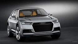 Audi_Crossline概率SUV休旅车宣传海报壁纸图片