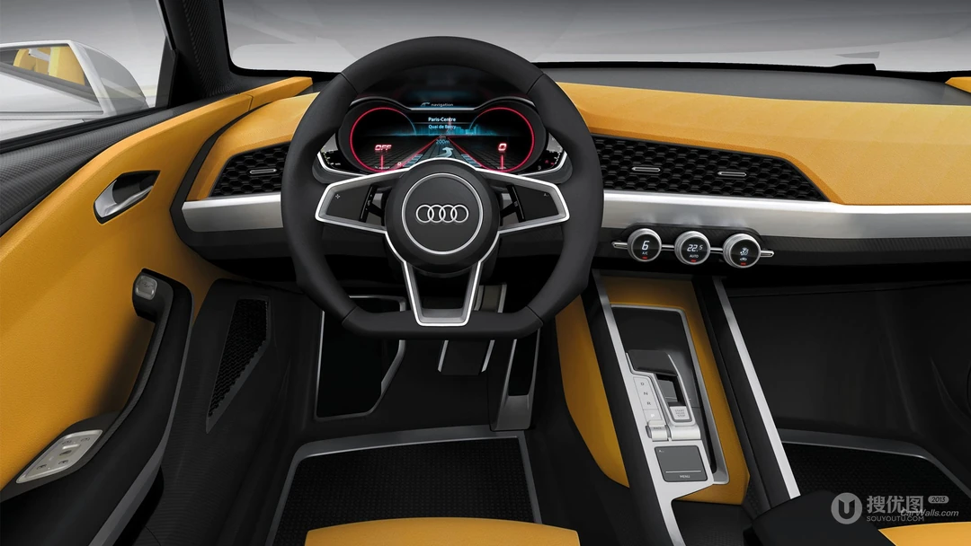 Audi_Crossline概率SUV休旅车宣传海报壁纸图片