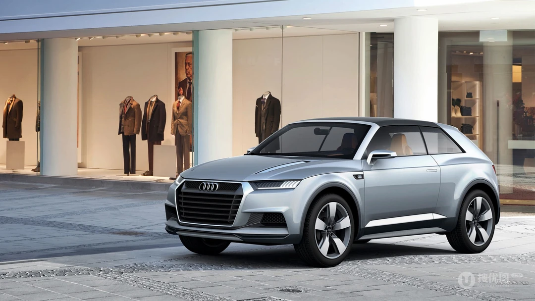Audi_Crossline概率SUV休旅车宣传海报壁纸图片