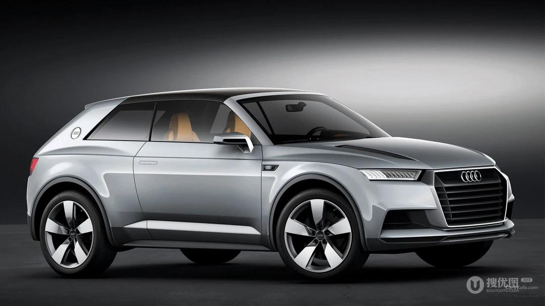 Audi_Crossline概率SUV休旅车宣传海报壁纸图片