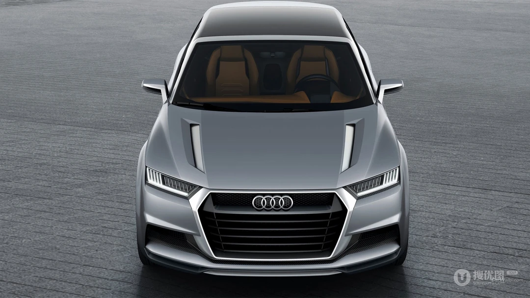 Audi_Crossline概率SUV休旅车宣传海报壁纸图片