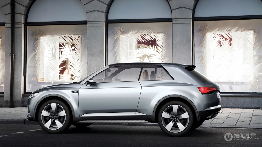 Audi_Crossline概率SUV休旅车宣传海报壁纸图片