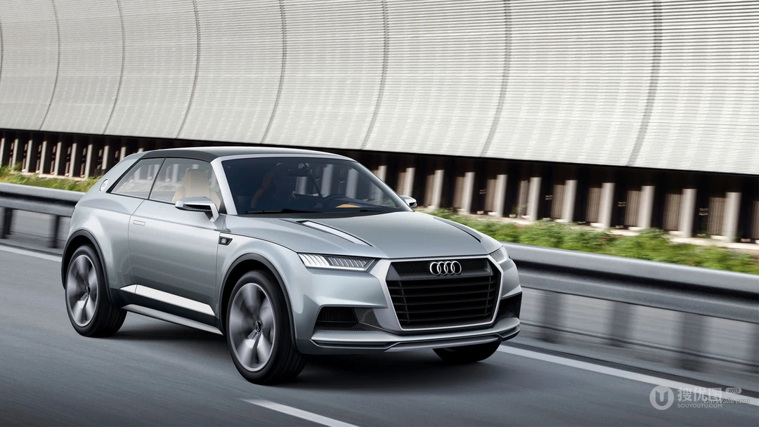 Audi_Crossline概率SUV休旅车宣传海报壁纸图片