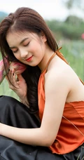 美丽的花和美女的唯美摄影壁纸图片