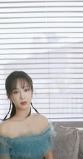 女明星杨紫清新礼裙连衣纱裙装扮室内写真美图