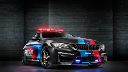 黑色宝马bmw_M4_Coupe警车，跑车系列高清壁纸图片