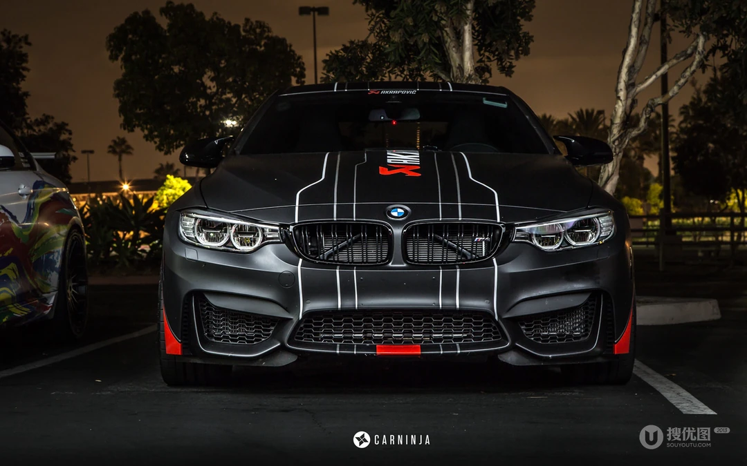 黑色宝马bmw_M4_Coupe警车，跑车系列高清壁纸图片