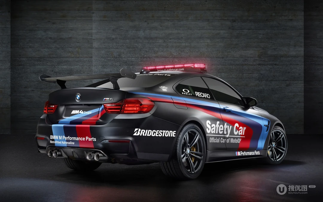 黑色宝马bmw_M4_Coupe警车，跑车系列高清壁纸图片