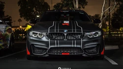 黑色宝马bmw_M4_Coupe警车，跑车系列高清壁纸图片
