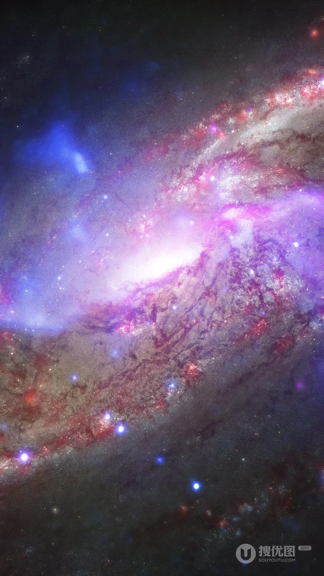 炫丽的银河星空唯美手机壁纸免费下载