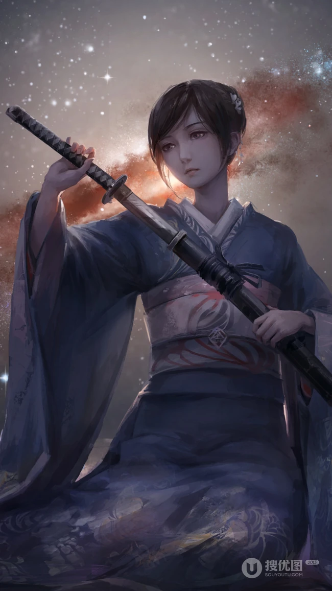 古风女剑客，杀手，未来女战士等手机壁纸合集