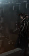 未来的战争机器人，战争中的未来城市创意插画手机壁纸