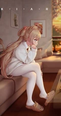 比较简洁风格的动漫女孩手机壁纸套图