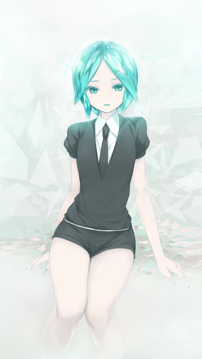 比较简洁风格的动漫女孩手机壁纸套图