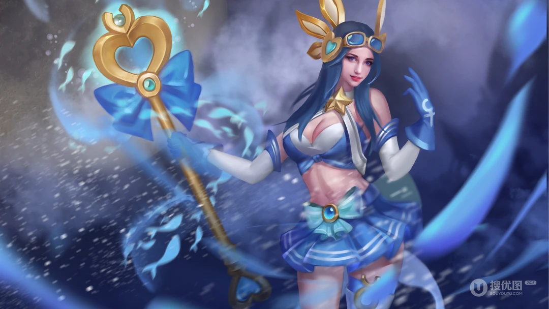 DOTA正统玩法游戏《超神英雄》职业角色插画壁纸系列六