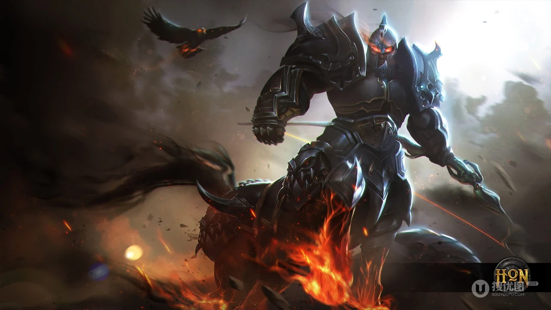 DOTA正统玩法游戏《超神英雄》职业角色插画壁纸系列六