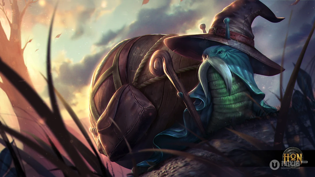 DOTA正统玩法游戏《超神英雄》职业角色插画壁纸系列六