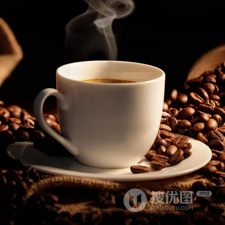 一杯咖啡，唯美的美式黑咖啡创意头像