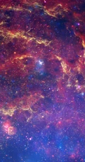 神奇的天文风景，漫天的星河唯美手机壁纸