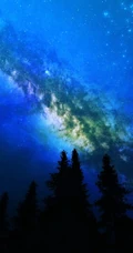 神奇的天文风景，漫天的星河唯美手机壁纸