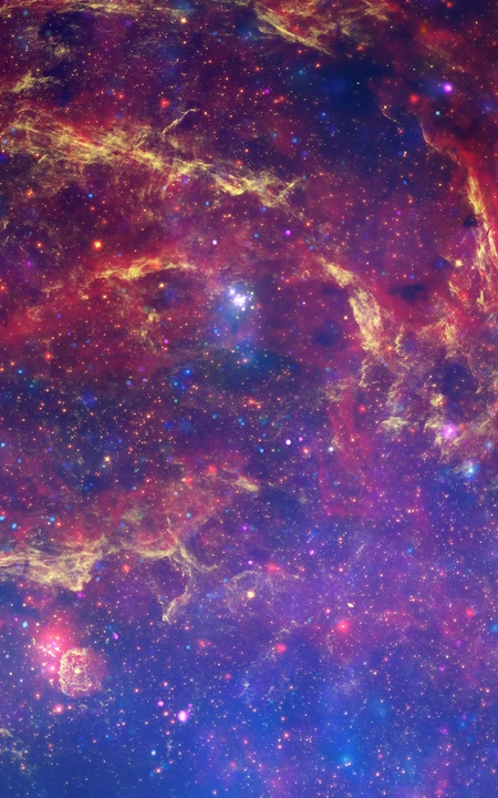 神奇的天文风景，漫天的星河唯美手机壁纸
