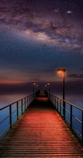 神奇的天文风景，漫天的星河唯美手机壁纸