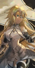 酷帅女战士手绘插画手机壁纸图片下载